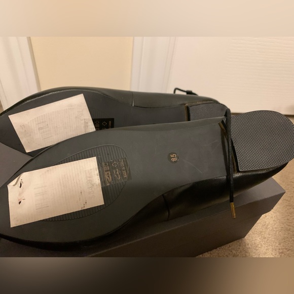 New Black Lace Up Flats - Picture 5 of 5